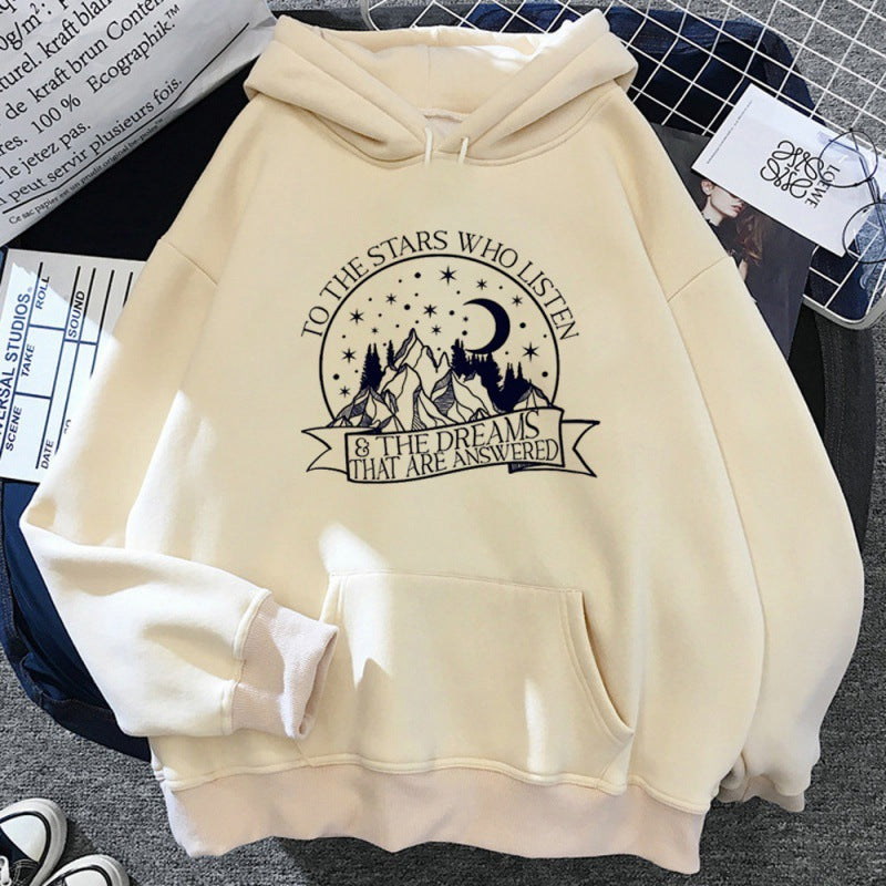 Hoodie Acotar Esthétique - Sweat à Capuche Hiver Femme