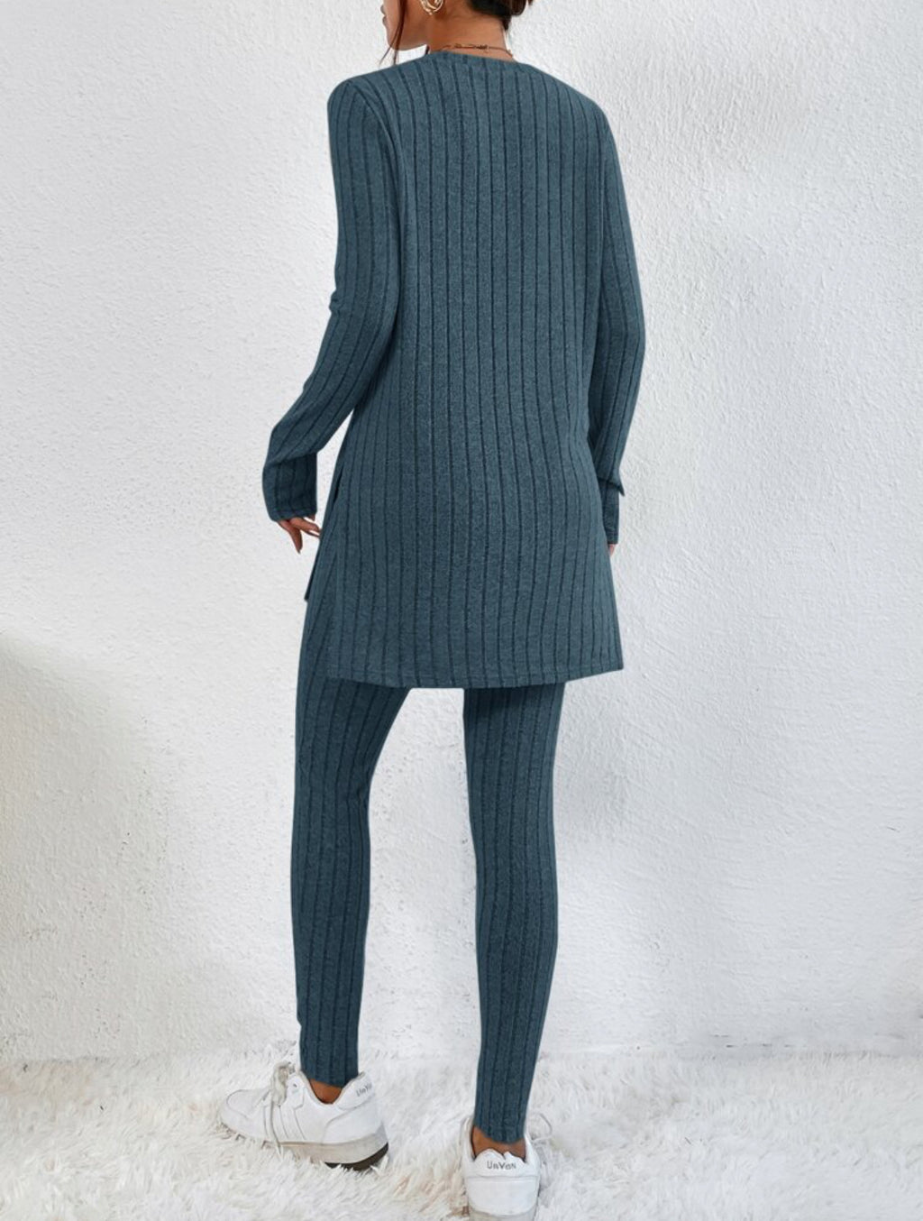 Ensemble Chemise et Pantalon Asymétrique - Style Décontracté Chic