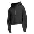 Hoodie Sport Demi-Zip en Polaire - Fitness et Running Femme